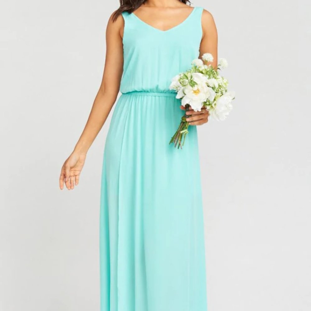 Show Me Your Mumu Kendall Maxi Dress Sea Glass